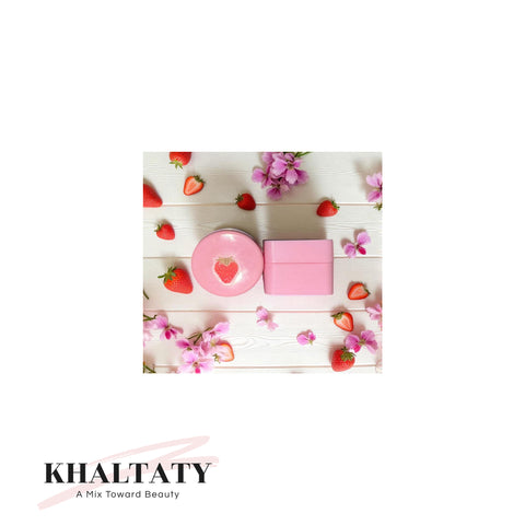 زبدة كاكاو للجسم بكريمة الفراولة